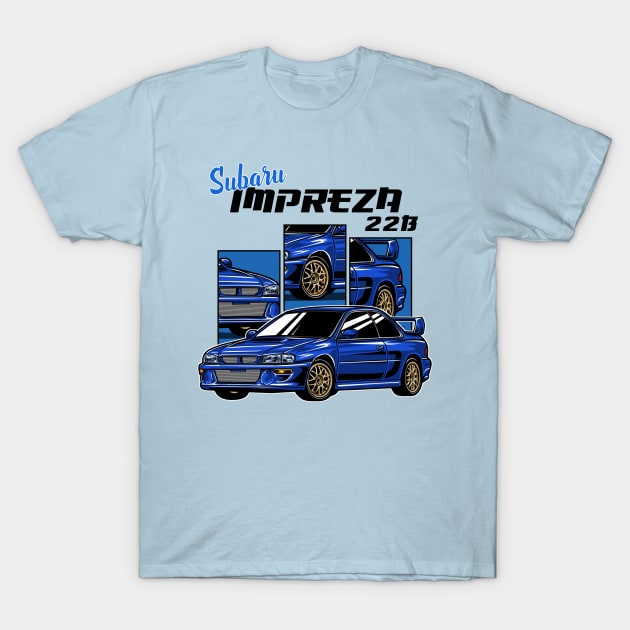 Subaru Impreza T-Shirt by mirailecs